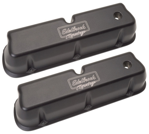 Edelbrock Victor Series Valve Cover for Ford 289/302/351W Engines - Black Finish