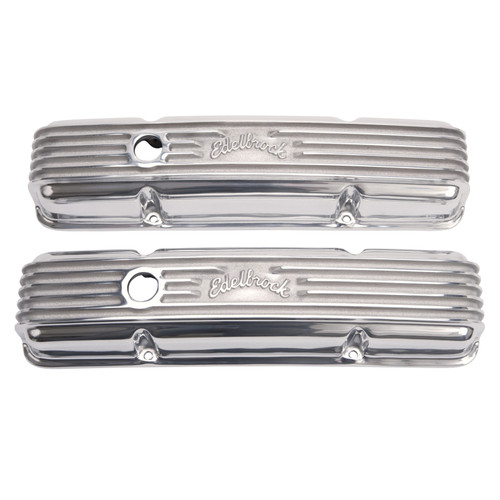 Edelbrock Classic Series Valve Cover for Chevy 262-400 V8 Engines (Part #4143)