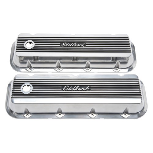 Edelbrock Elite II Valve Cover for Chevy Big-Block V8 1965 & Later - Polished Finish