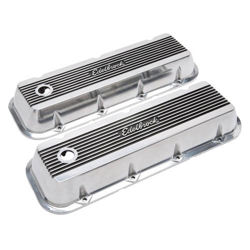 Edelbrock Elite II Valve Cover for Chevy Big-Block V8 1965 & Later - Polished Finish