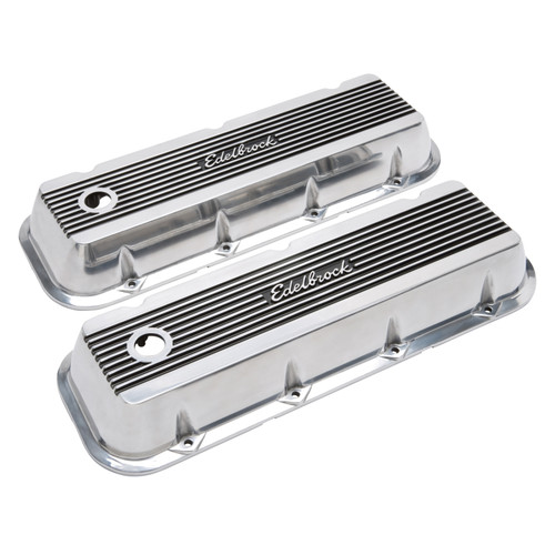 Edelbrock Elite II Valve Cover for Chevy Big-Block V8 1965 & Later - Polished Finish