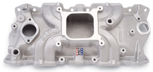Edelbrock Torker II Intake Manifold Part #5001 for Chevrolet Small-Block V8 (1955-1986)