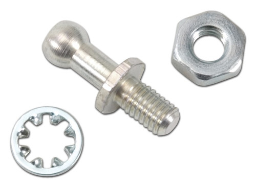 Edelbrock Part Number 8016 1/4 Inch Ball End Throttle Stud for Automotive Applications