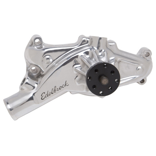 Edelbrock #8860 High Performance Water Pump for Big Block Chevy - Polished Short Style