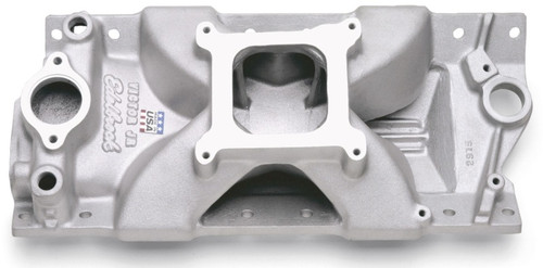 Edelbrock Victor Jr. Part #2975 High-Performance Intake Manifold for Small-Block Chevy V8 Engines