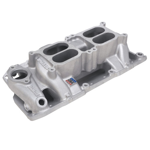 Edelbrock Performer RPM Dual-Quad Air-Gap Intake Manifold for Chevrolet Small-Block V8 - Part #7525