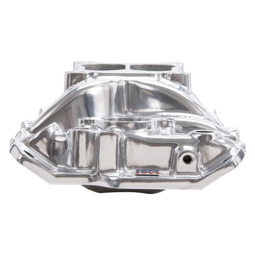 Edelbrock Performer Air-Gap Intake Manifold for Small-Block Chevy 262-400 CID, Polished Finish