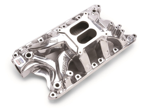 Edelbrock Part #75811 Polished RPM Air-Gap Intake Manifold for 351W Ford Engines