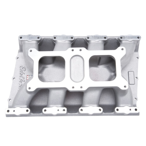 Edelbrock Intake Manifold Chrysler Gen II 426-572 Hemi Dual Quad Single Plane for Carburetors (Part #7524)