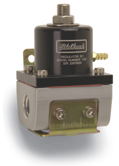 Edelbrock Part 1728 EFI Adjustable Fuel Pressure Regulator with -6 AN Inlet and Outlet