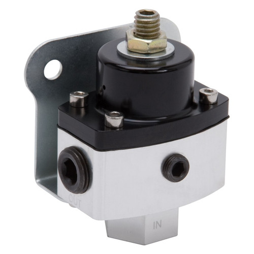 Edelbrock Fuel Pressure Regulator 4-1/2 to 9 PSI - Adjustable Billet Aluminum for Carbureted Engines
