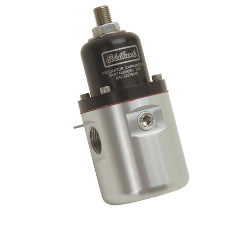 Edelbrock Fuel Pressure Regulator 1727 - Adjustable 160 GPH for Carbureted Engines