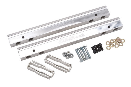 Edelbrock Fuel Rail for Small-Block Chevy Victor Series EFI - Clear Anodized Finish