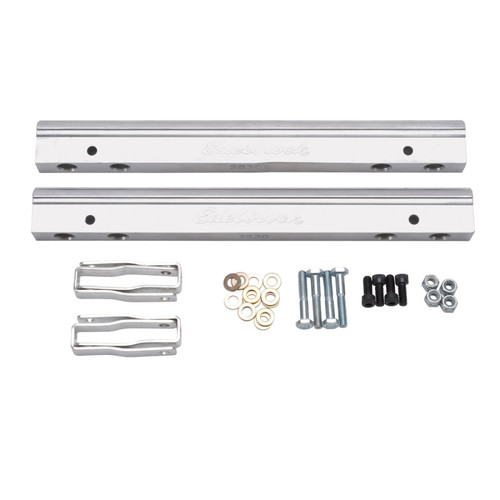 Edelbrock Fuel Rail for Small-Block Chevy Victor Series EFI - Clear Anodized Finish