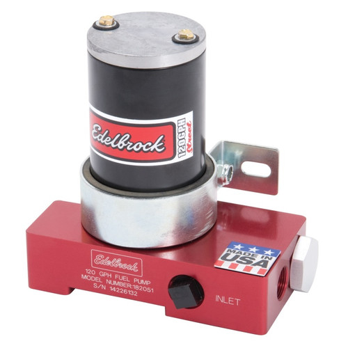 Edelbrock Electric Fuel Pump Quiet-Flo 120 GPH Part #182051 for Automotive Performance