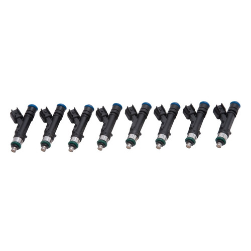 Edelbrock Fuel Injectors 50 lb/hr Long 60mm Uscar High Impedance Set of 8 - Part #15901