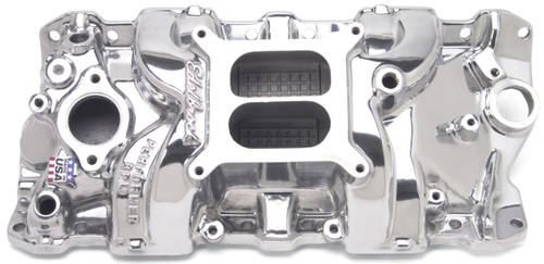 Edelbrock Performer RPM Intake Manifold for Chevrolet Small-Block V8 — Polished Finish