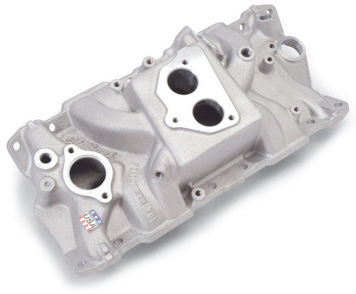 Edelbrock Performer T.B.I. Intake Manifold for Chevrolet 305/350 Small-Block V8 - Part #3704