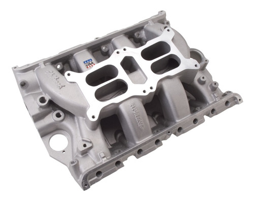 Edelbrock Part #7505 RPM Air-Gap Dual-Quad Intake Manifold for Ford FE Engines