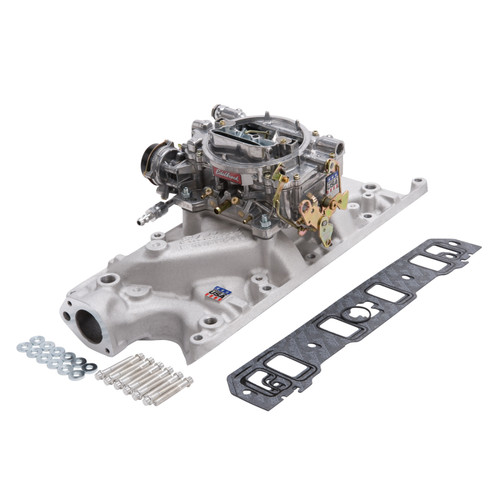 Edelbrock Performer Small Block Ford 289-302 Single-Quad Manifold and Carb Kit