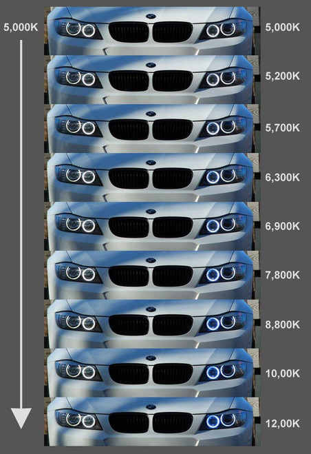 No Longer Available - LUX H8 V5 Color Adjustable Angel Eyes for BMW