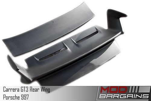 GT3 Style Rear Wing Spoiler for 2005-08 Porsche 911 Carrera [997.1] POTS9704