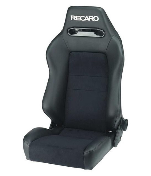 momo RECARO スペシャル黒 Momo Recaro Special 370mm Black Leather Steering Wheel