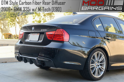 DTM Style Carbon Fiber Rear Diffuser for 2006-2011 BMW 335i [E90] - BMDI9008