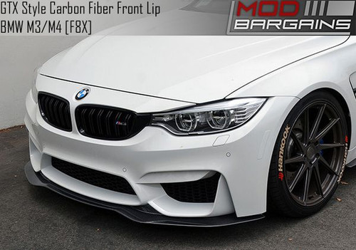 Carbon Fiber GTX Style Front Lip for BMW M3/M4 [F80/F82/F83]
