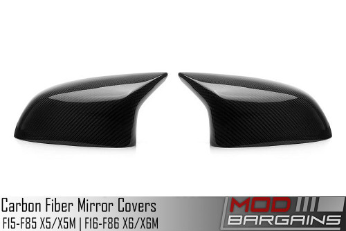 Carbon Fiber Mirror Covers 2015-2019 BMW (X5/X5M & X6/X6M) [F15-F85/F16-F86]