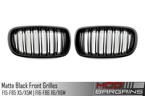 Achieve a Sleek and Sporty Look with Matte Black Front Kidney Grille Grille  for BMW 3 Series E46 Coupe