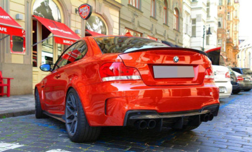 Carbon Fiber Rear Diffuser for 2008-12 BMW 1M [E82/E88] DTM Style
