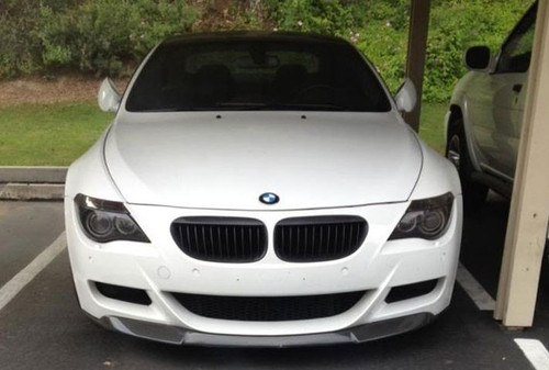 Carbon Fiber Front Lip for 2004-10 BMW M6 [E63/64] V Style