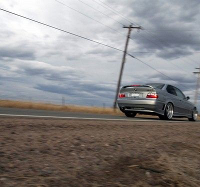 Clear/Red Tail Lights BMW E36 3 Series - Frosted/OEM-look