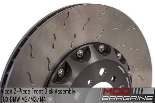 Alcon O.E. Replacement 2-Piece Front Disc Assembly [BMW F8X M2/M3/M4]