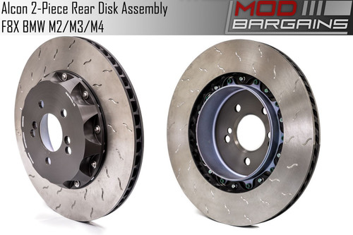 Alcon O.E. Replacement 2-Piece Rear Disc Assembly [BMW F8X M2/M3/M4]