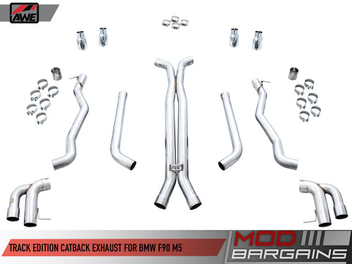 AWE Tuning Cat-Back Exhaust Track Edition for 2003-05 Audi S4 [B6]