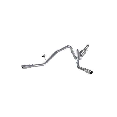MBRP S5204409 T409-Stainless Steel Dual Split Side Cat Back Exhaust System 