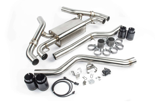DINAN Axle-Back Exhaust w/ Black Tips for BMW G20 M340i - D660-0085-BLK DINAN Axle-Back Exhaust w/ Black Tips for BMW G20 M340i - D660-0085-BLK