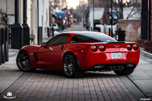 Forgestar F14 Wheel Package - 5x120.65 - 19x10 et30 (f) | 20x12 et50 (r) - Gloss Anthracite for C6 / C7 Z06 Corvette Forgestar F14 Wheel Package - 5x120.65 - 19x10 et30 (f) | 20x12 et50 (r) - Gloss Anthracite for C6 / C7 Z06 Corvette