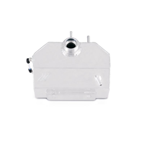 Mishimoto Ford Mustang EcoBoost/V6/V8 Aluminum Coolant Expansion Tank, 2015+ Silver for Ford Mustang GT / GT350 / GT350R - MMRT-MUS-15E