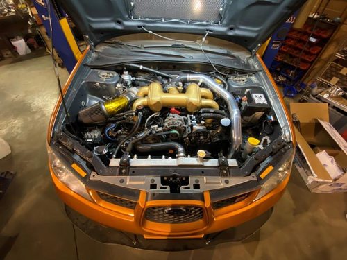 Mishimoto Gold Reflective Barrier with Adhesive Backing, 24"x24" - MMHP-GRB-2424