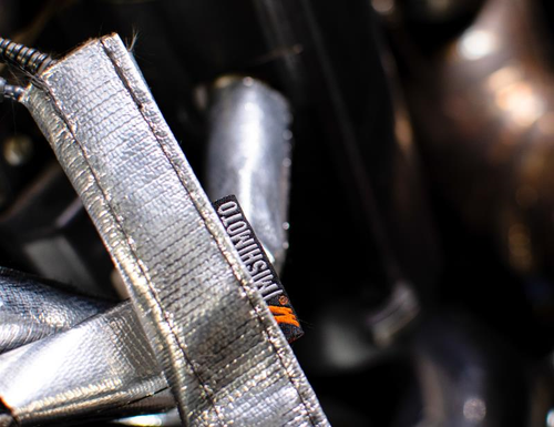 No Longer Available - Mishimoto Heat Shielding Sleeve, Silver 1/2"x36" - MMHP-HSS-1236SL