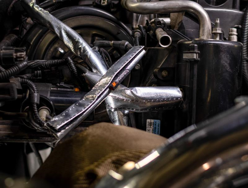 No Longer Available - Mishimoto Heat Shielding Sleeve, Silver 1/2"x36" - MMHP-HSS-1236SL