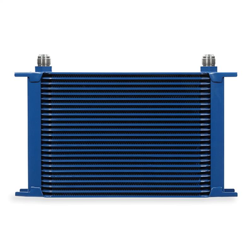 Mishimoto Universal 25-Row Oil Cooler, Blue - MMOC-25BL Mishimoto Universal 25-Row Oil Cooler, Blue - MMOC-25BL