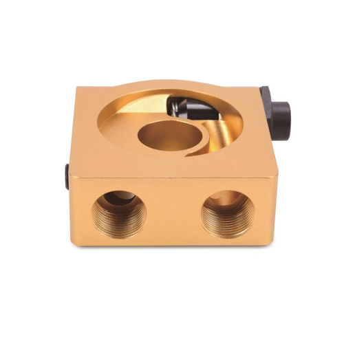 Mishimoto M22 X 1.5 Sandwich Plate with Rear-Mounted Thermostat - MMOP-SPTRM22 Mishimoto M22 X 1.5 Sandwich Plate with Rear-Mounted Thermostat - MMOP-SPTRM22