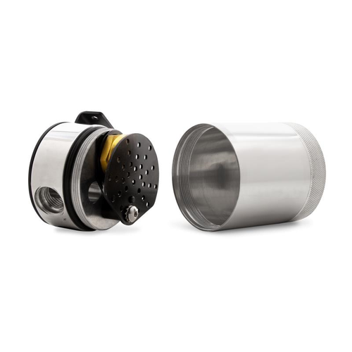 Mishimoto Compact Baffled Oil Catch Can, 2-Port - MMBCC-CBTWO-P Mishimoto Compact Baffled Oil Catch Can, 2-Port - MMBCC-CBTWO-P