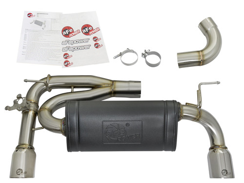 aFe Power MACH Force-Xp 3" to 2-1/2" 304 Stainless Steel Axle-Back Exhaust System for BMW F3X 340i/440i Axle-Back Exhaust System - 49-36335-P aFe Power MACH Force-Xp 3" to 2-1/2" 304 Stainless Steel Axle-Back Exhaust System for BMW F3X 340i/440i Axle-Back Exhaust System - 49-36335-P