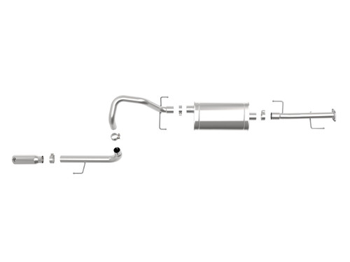 aFe Power MACH Force-Xp 2-1/2" to 3" 304 Stainless Steel Cat-Back Exhaust System for 2010-2021 Toyota 4Runner (V6) - 49-36040-1P