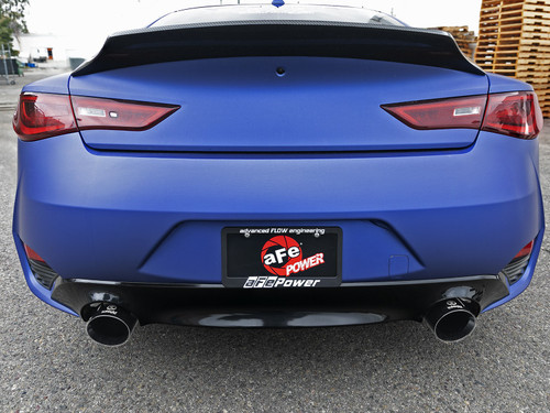 aFe Power Takeda 2-1/2" 304 Stainless Steel Cat-Back Exhaust System for 2017-2021 Infiniti Q60 3.0t - 49-36134NM-B aFe Power Takeda 2-1/2" 304 Stainless Steel Cat-Back Exhaust System for 2017-2021 Infiniti Q60 3.0t - 49-36134NM-B